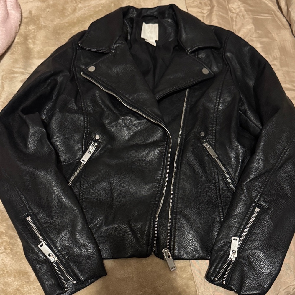 Women's Black Leather Jacket